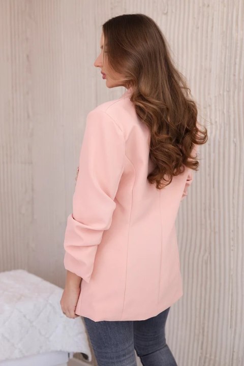 Marynarka klasyczna morelowa