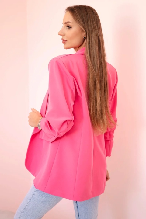 Marynarka klasyczna różowa