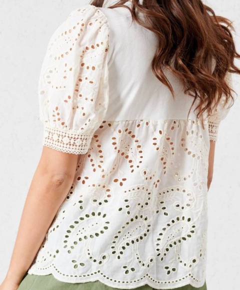 Bluzka bawełniana ażurowa boho Bluzka bawełniana ażurowa boho