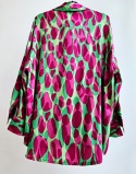 Koszula wzorzysta zielono - różowa Lola 36